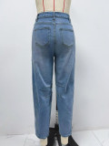 Retro Wide-leg Straight Jeans GSMF-ZC2401