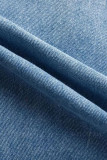 Fashion Washed Loose Straight Jeans GSMF-JG2686
