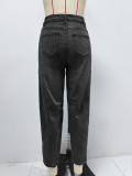 Retro Wide-leg Straight Jeans GSMF-ZC2401