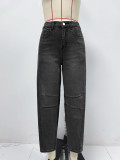Retro Wide-leg Straight Jeans GSMF-ZC2401