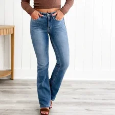 Plus Size Fashion Washed Jeans GSMF-GS8001#