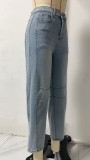 Retro Wide-leg Straight Jeans GSMF-ZC2401