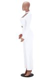 V Neck Long Sleeve Loose Jumpsuit GXYF-0493