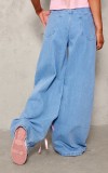 Bow-Tie High-Waisted Wide-Leg Jeans GSMF-ZC12874