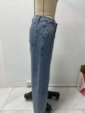 Retro Fashion Loose Wide Leg Jeans GSMF-ZC9112