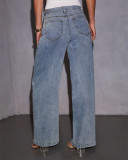 Retro Fashion Loose Wide Leg Jeans GSMF-ZC9112