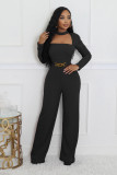 V Neck Long Sleeve Loose Jumpsuit GXYF-0493