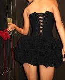 Sexy Floral Party Bandage Mini Dress GYJF-HO1901