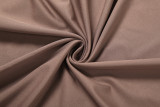 Deep V Neck Pleated Maxi Dress XEF-K25D79813