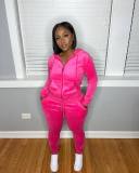 Long Sleeve Hooded Coat Two Piece Pants Set YD-YD8760-A5