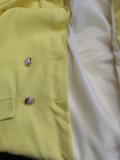 Plus Size Solid Color Blazer Wide Leg Pants Suit YZCF-ZL1775