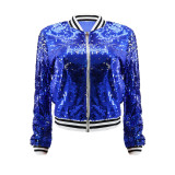 Sequin Long Sleeve Coats GYLY-9381
