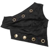 Slash Shoulder Sleeveless Top Two Piece Skirt Set BY-7530