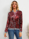 Sequin Long Sleeve Coats GYLY-9381