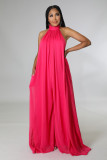 Sleeveless Chiffon Loose Backless Jumpsuit GYLY-9342