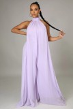 Sleeveless Chiffon Loose Backless Jumpsuit GYLY-9342