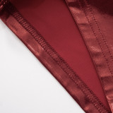 Hatlerneck Backless Tie Up Romper MXBF-J25RP138