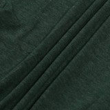 Solid Color Short Sleeve Tassel Jumpsuit GTYZ-7339