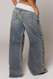 Fashion Loose Solid Color Jeans LSD-2555