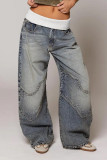 Fashion Loose Solid Color Jeans LSD-2555
