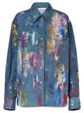 Casual Painted Long-Sleeve Shirt OLYF-6192