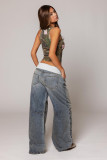 Fashion Loose Solid Color Jeans LSD-2555