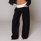 Fashion Loose Solid Color Jeans LSD-2555