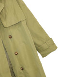Loose Lapel Solid Color Long Coats SH-391425