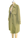 Loose Lapel Solid Color Long Coats SH-391425