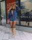 Casual Lapel Long Sleeve Denim Romper TR-1345