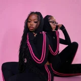 Letter Print Long Sleeve Zipper Yoga Pants Suit GBGF-250924