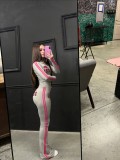 Letter Print Long Sleeve Zipper Yoga Pants Suit GBGF-250924