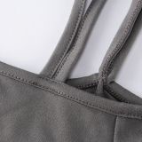 Off Shoulder Solid Color Jumpsuit GXYF-0488