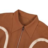 Stripe Long Sleeve Cardigan Two Piece Pants Set AIL-335