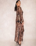 Plus Size Sequin-Embroidered See Through Cardigan Coats GMMD-8088