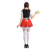Color Block Short Sleeve Mini Dress GMMD-8032
