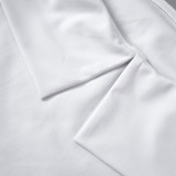 Solid Color Wrap Chest Tops GSZM-D24TP162