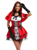 Halloween Cosplay Little Red Riding Hood Costume Dress GMMD-8079