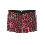 Leopard Print Sequin Short GPKJ-MRWJP25521