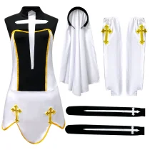 Halloween Sleeveless Color Block Mini Dress GMMD-894