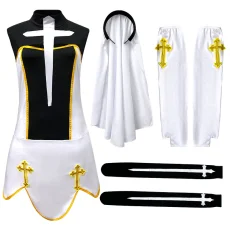 Halloween Sleeveless Color Block Mini Dress GMMD-894