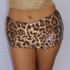 Leopard Print Sequin Short GPKJ-MRWJP25521