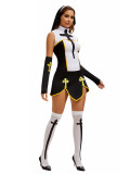 Halloween Sleeveless Color Block Mini Dress GMMD-894