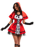 Halloween Cosplay Little Red Riding Hood Costume Dress GMMD-8079