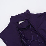 Sleeveless Backless Bow Maxi Dress SUM-YY24070MHO