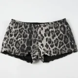 Leopard Print Sequin Short GPKJ-MRWJP25521