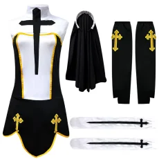 Halloween Sleeveless Color Block Mini Dress GMMD-894