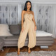 Solid Color Wrap Chest Jumpsuit YF-20170
