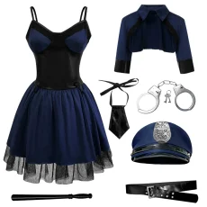 Halloween Police Uniform Costume Suit GMMD-8082