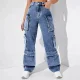 Fashion Loose Washed Jeans GSYI-30015